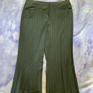 VINTAGE Pink Pinstriped Black Pants i.e 10 Petite